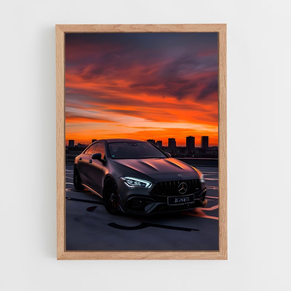 Poster AMG Noir Élégance – affiche Mercedes (vue 4)